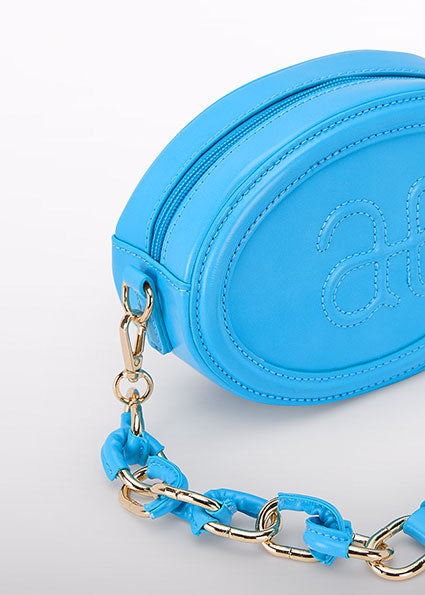 Logo Handbag Turquoise