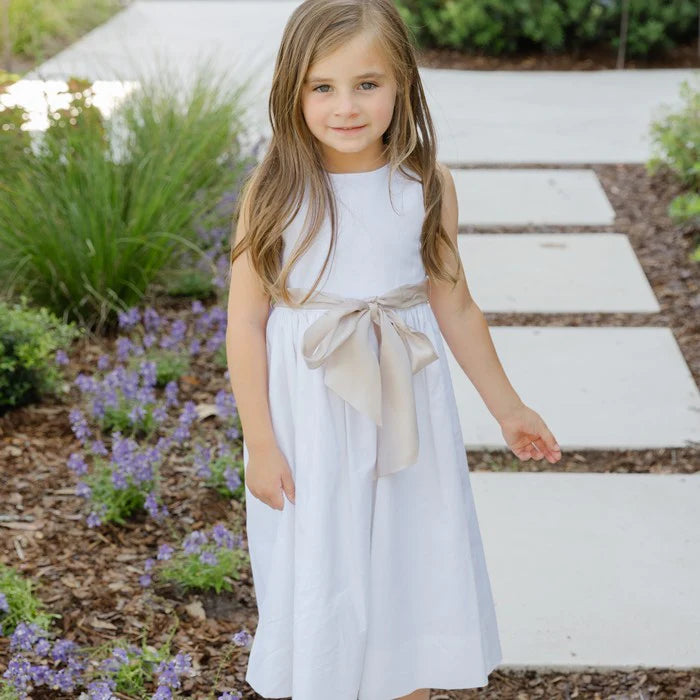 Whisper Linen Empire Dress