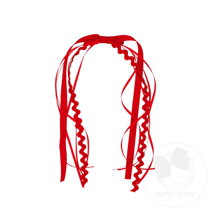 Ricrac and Grosgrain Stream Bow