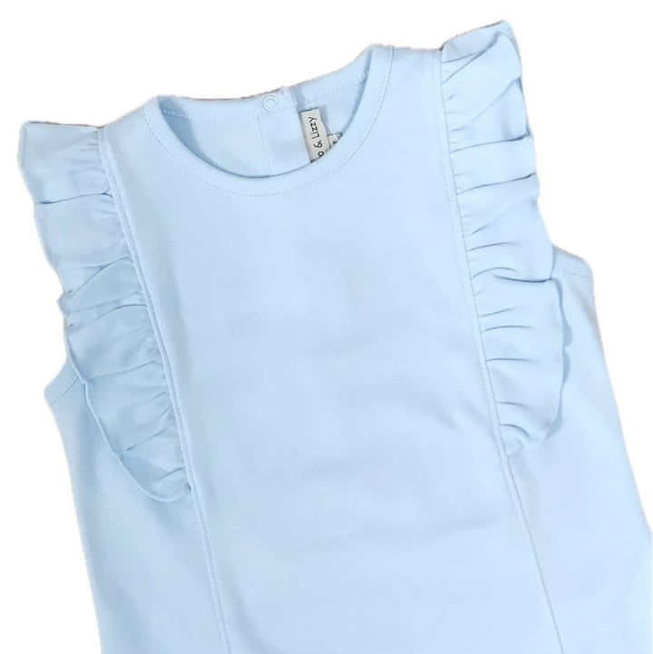 Sky Blue Girl’s Pima Top