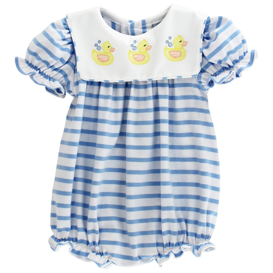 Ducky Days - Girls Knit Infant Bubble