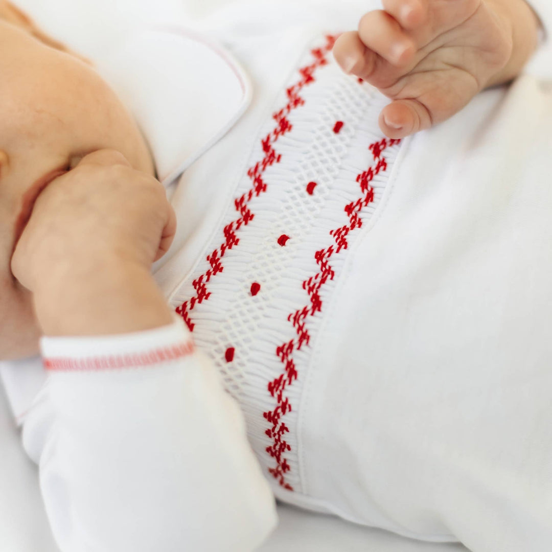 Miles Smocked Long Sleeve Diaper Cover Set