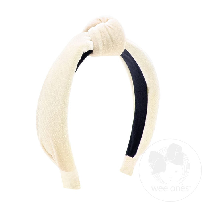 Sparkle Velvet Knot Headband