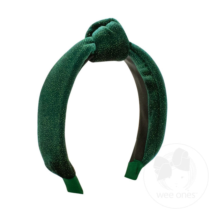 Sparkle Velvet Knot Headband