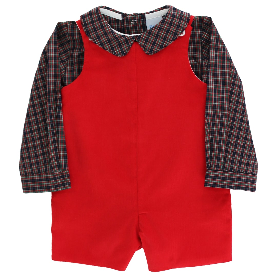 Durham with Christmas Red Cord - Boys Piped Shirt