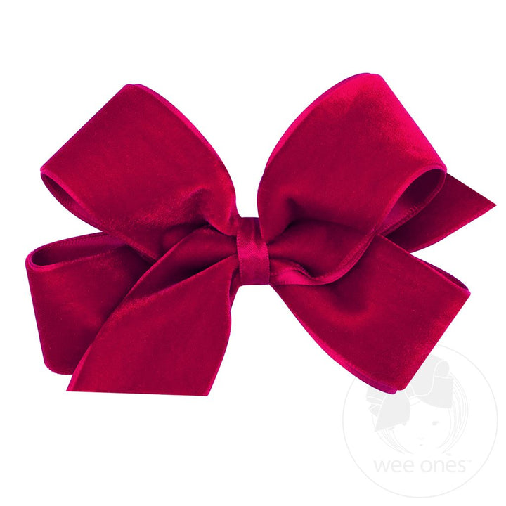 Medium Classic Velvet Bow