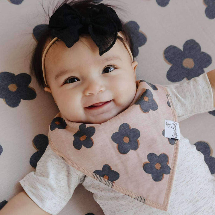 Gemma In Tan Bandana Bib Set (4-Pack)