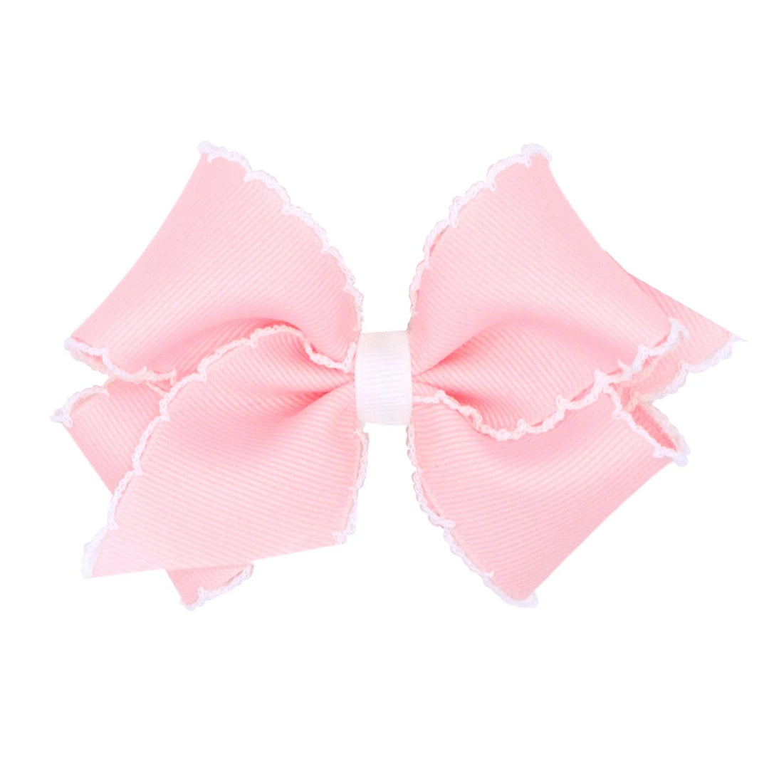 Mini Grosgrain Bow w/ Stitch Edge