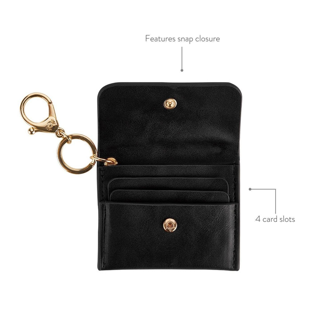 Taupe Itzy Mini Wallet Card Holder