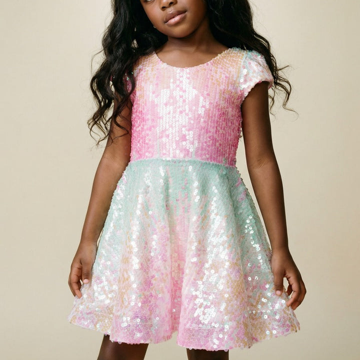 Sorbet Swirl Skater Dress