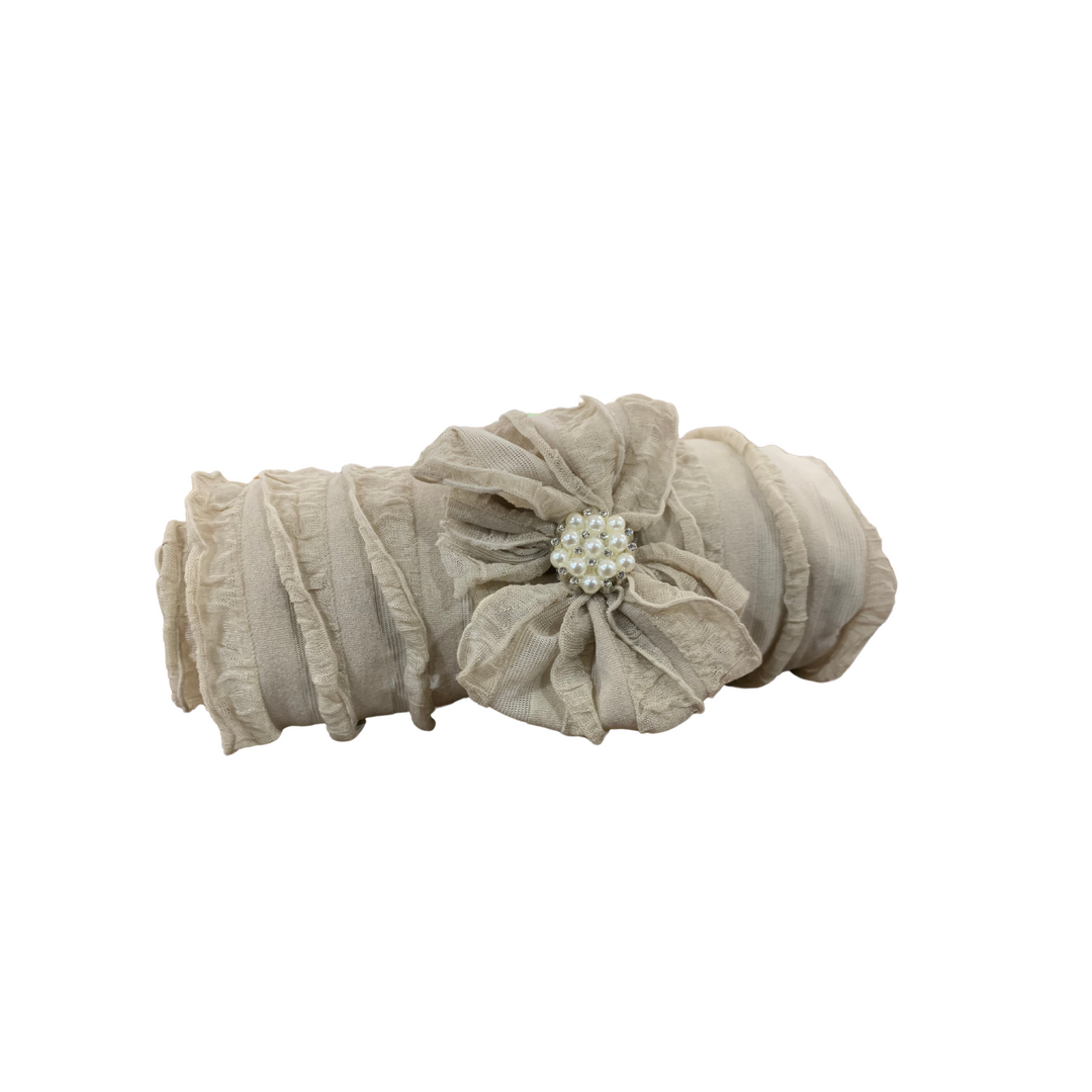 Ruffled Swaddle and Headband Set