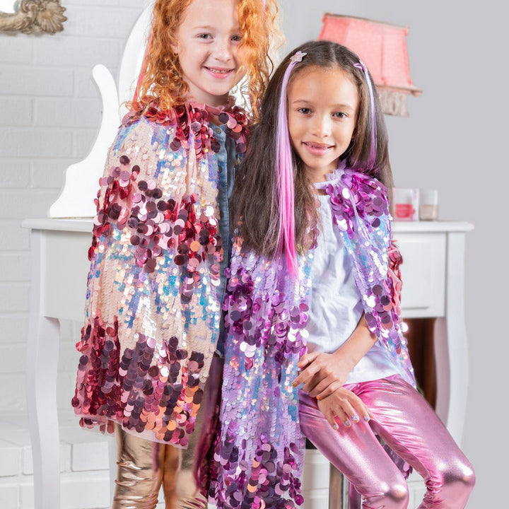 The 5th Avenue Pink Paillette Cape