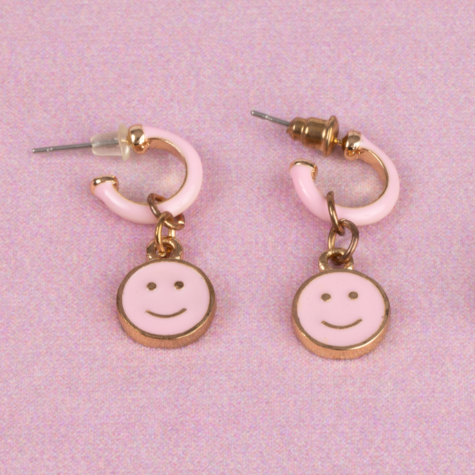 B Chic All Smiles Earrings 2 pair