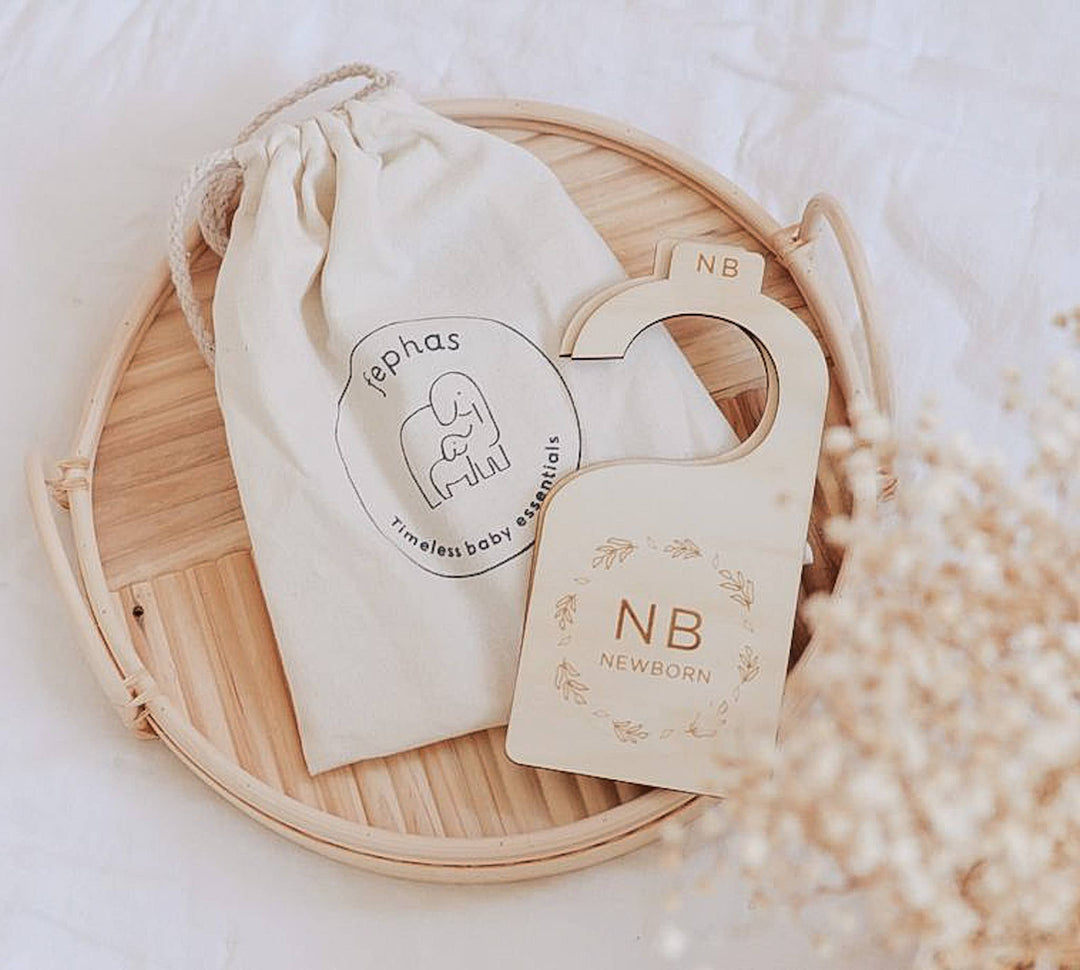 Wooden Baby Hanging Closet Dividers for Nursery Wardrobe