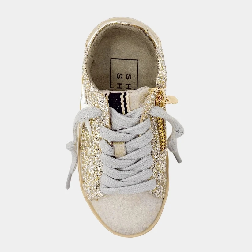 Paula Mini - Golden Glitter (Toddler to Tween)