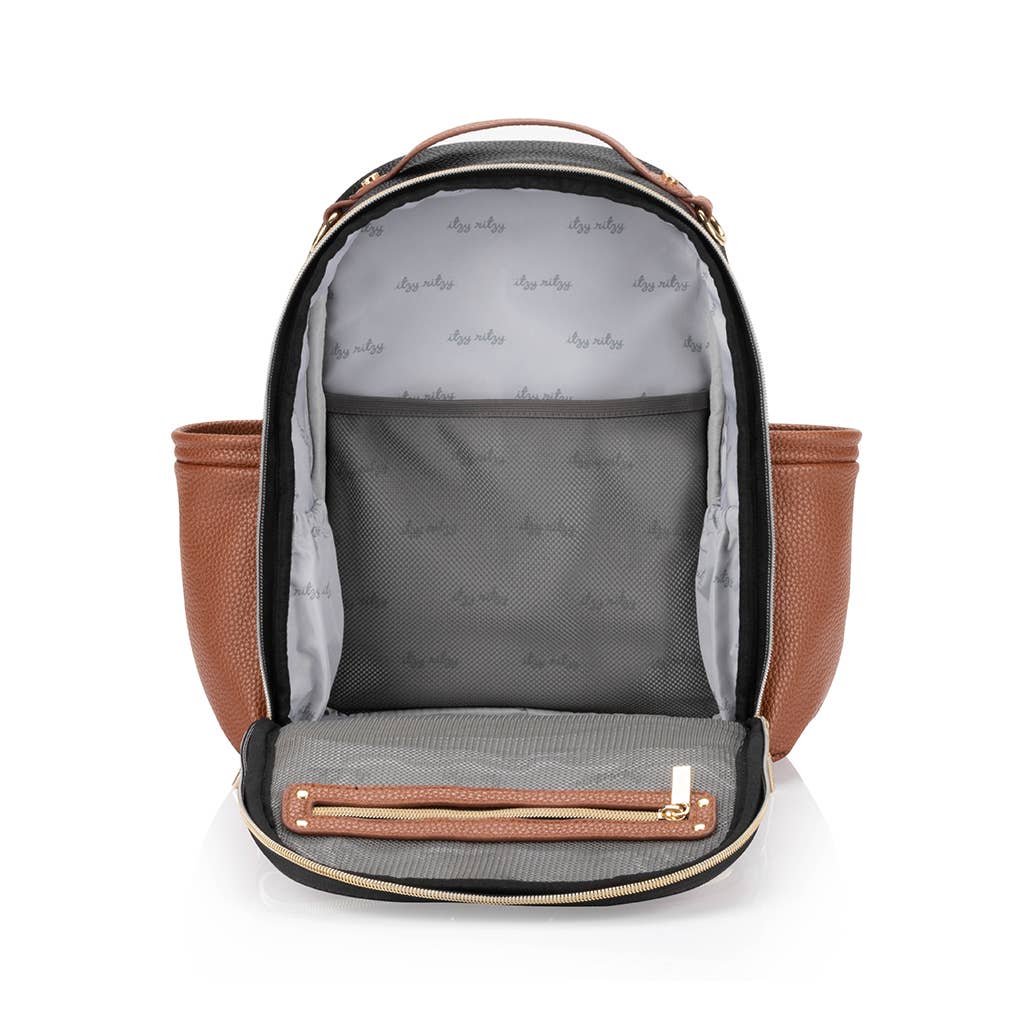 Coffee & Cream Itzy Mini Plus™ Diaper Bag Backpack – Boujee Babies