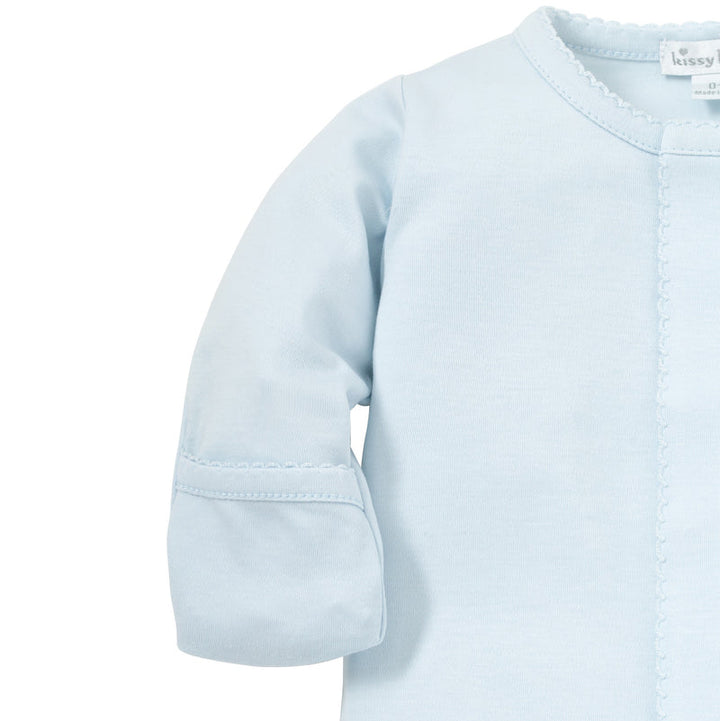 Blue Kissy Basics Footie
