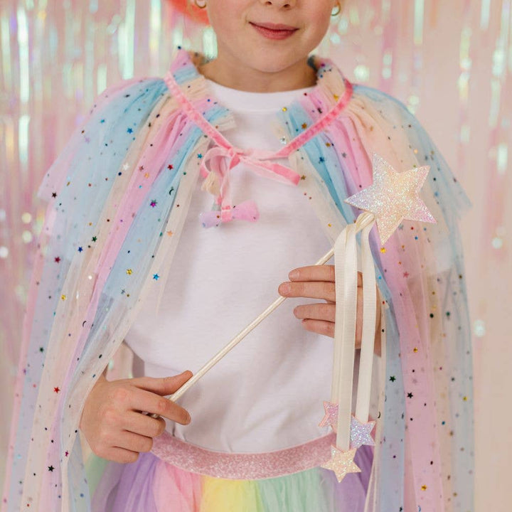 Pastel Rainbow Star Wand
