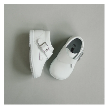Finch Velcro Bootie - White