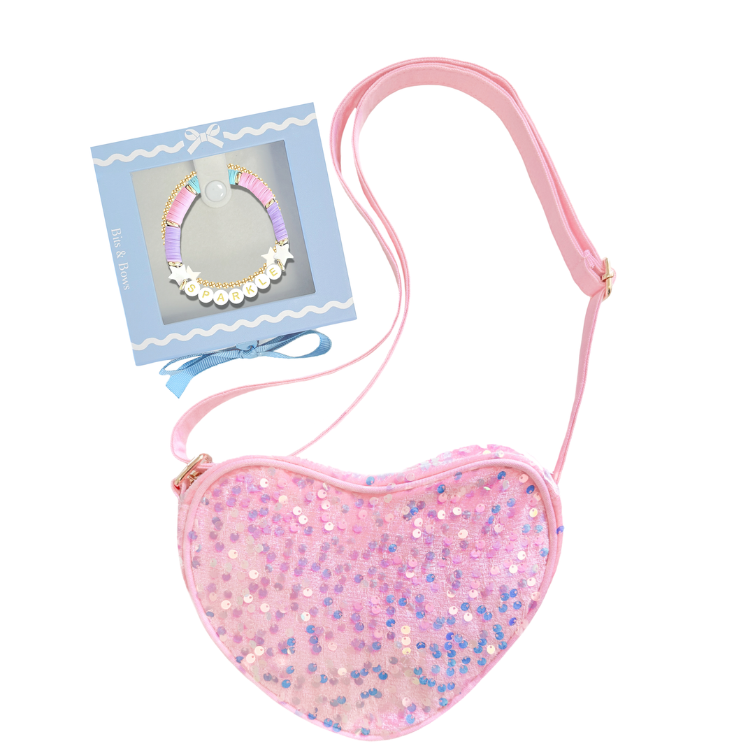 Sparkle Heart Purse