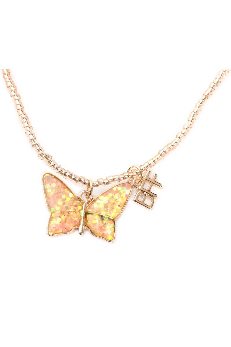 BFF Butterfly Share &amp; Tear Necklaces