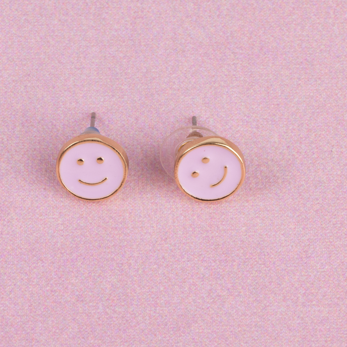 B Chic All Smiles Earrings 2 pair