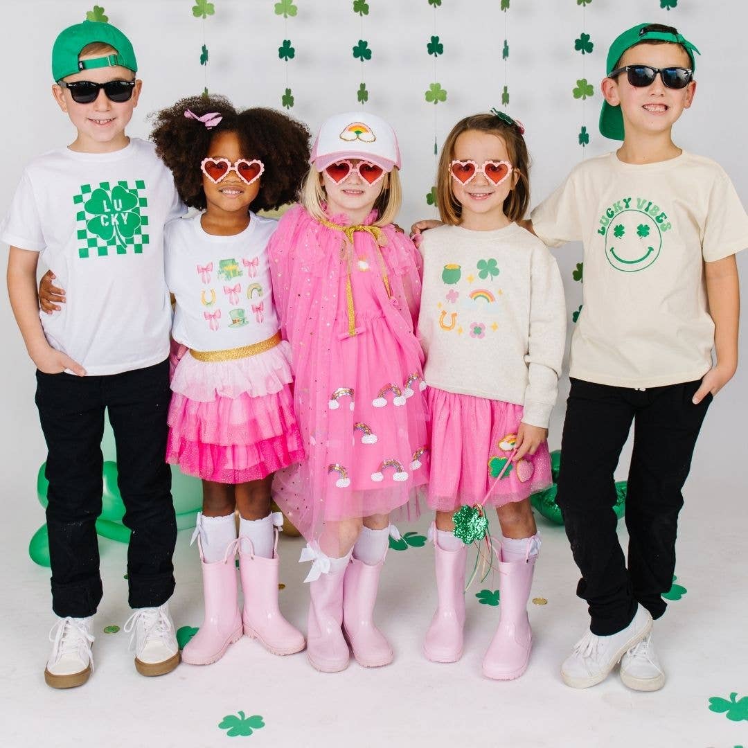 Lucky Shamrock Checkered St. Patrick&