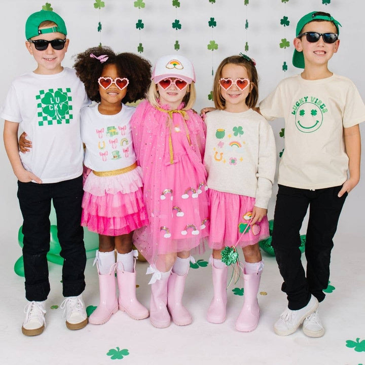 Lucky Shamrock Checkered St. Patrick&