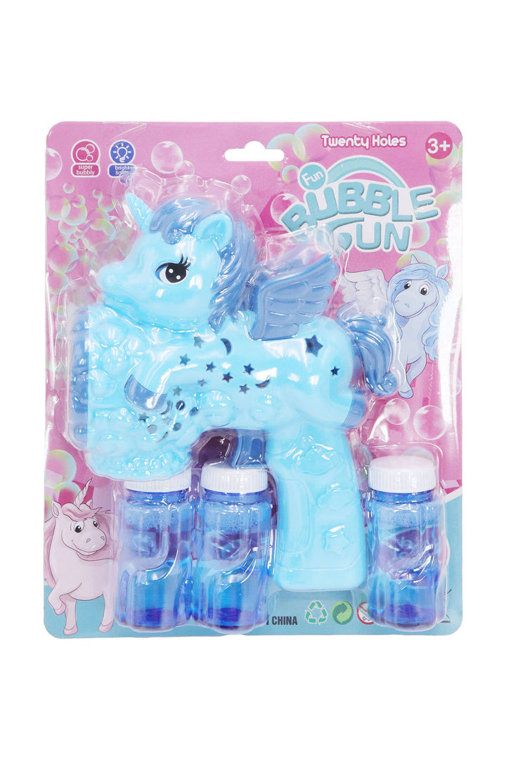 Unicorn Led Light-up Bubble Maker Blast Gun