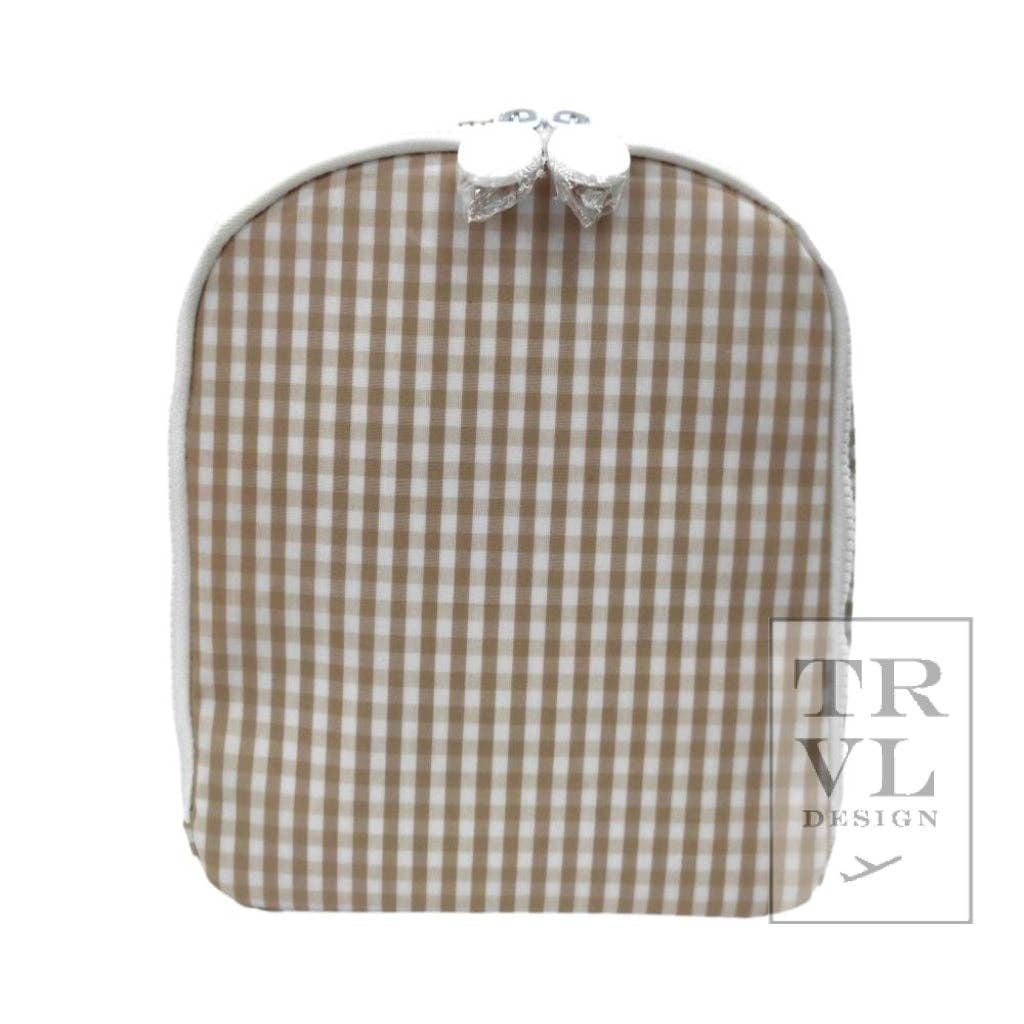 Bring It Lunch Bag - Gingham Khaki