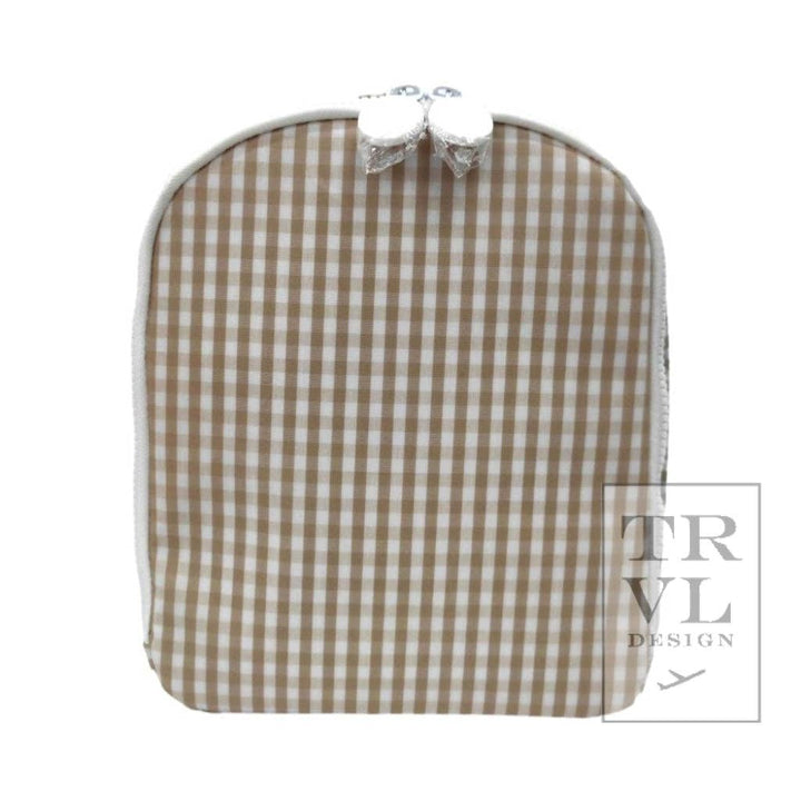 Bring It Lunch Bag - Gingham Khaki