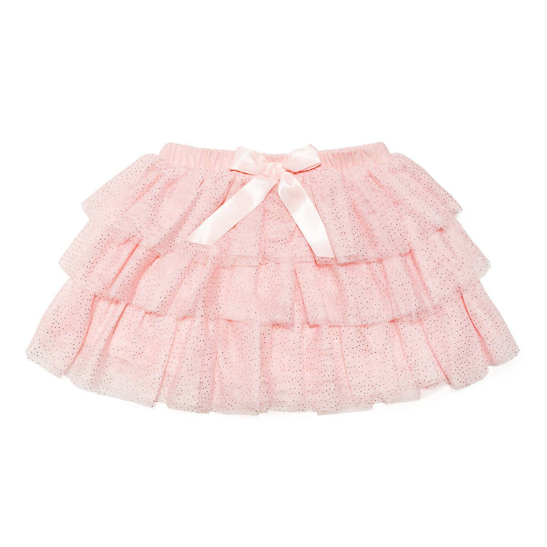 Coquette Ballet Bow Tiered Tutu - Kids Dress Up Skirt