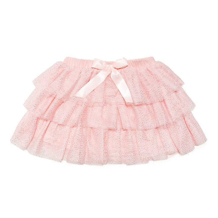 Coquette Ballet Bow Tiered Tutu - Kids Dress Up Skirt