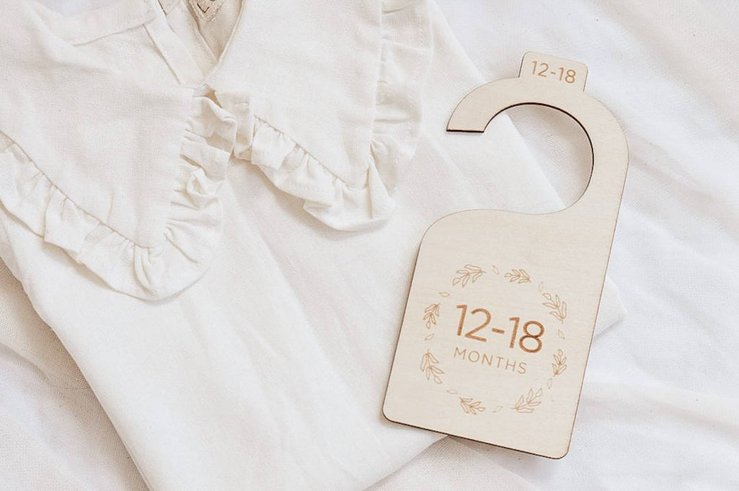 Wooden Baby Hanging Closet Dividers for Nursery Wardrobe