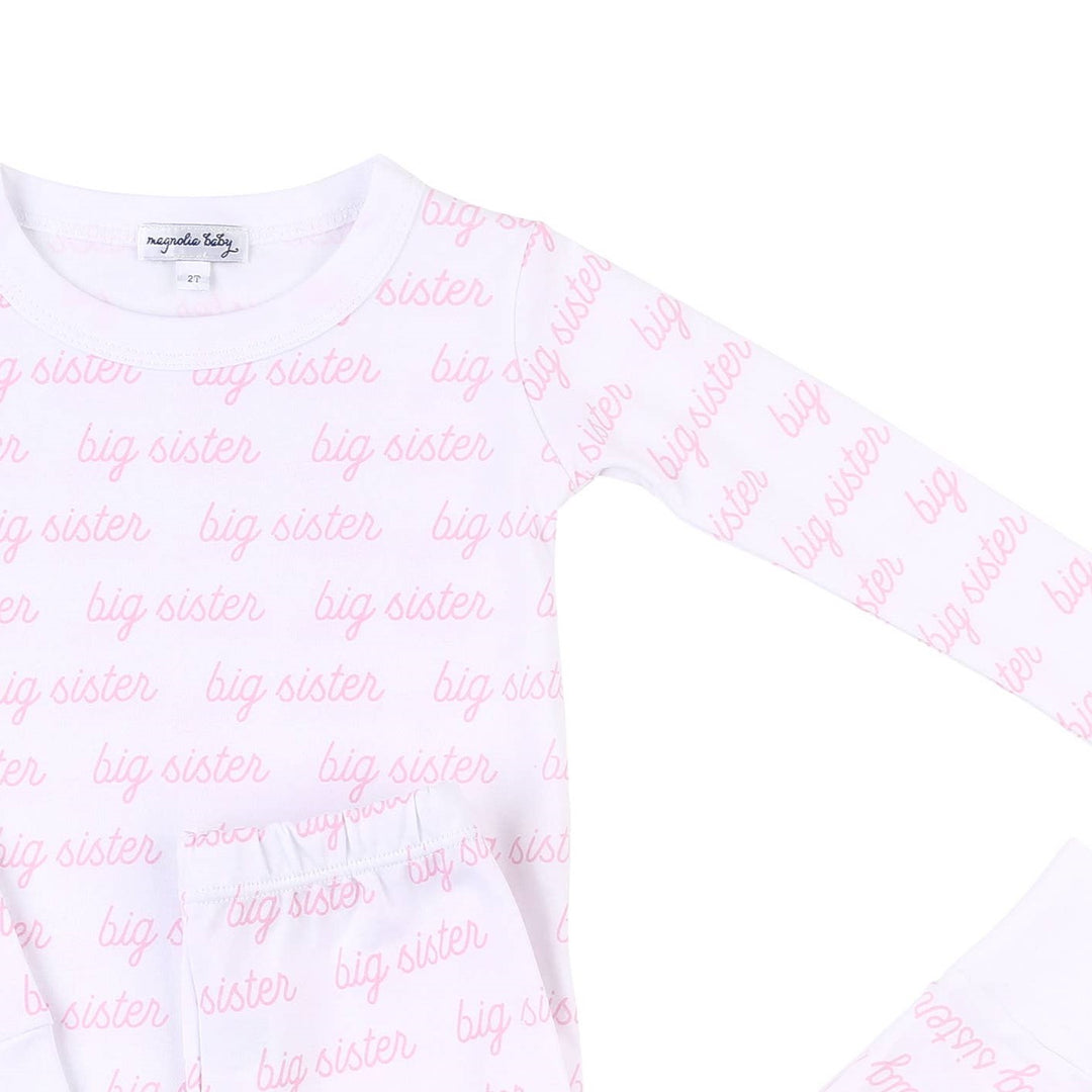 Big Sister Printed Long Sleeve Pajamas