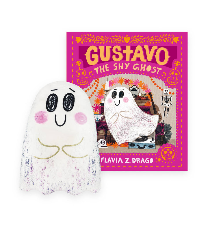 Gustavo, the Shy Ghost 16" Puppet &amp; Hardcover Book Set