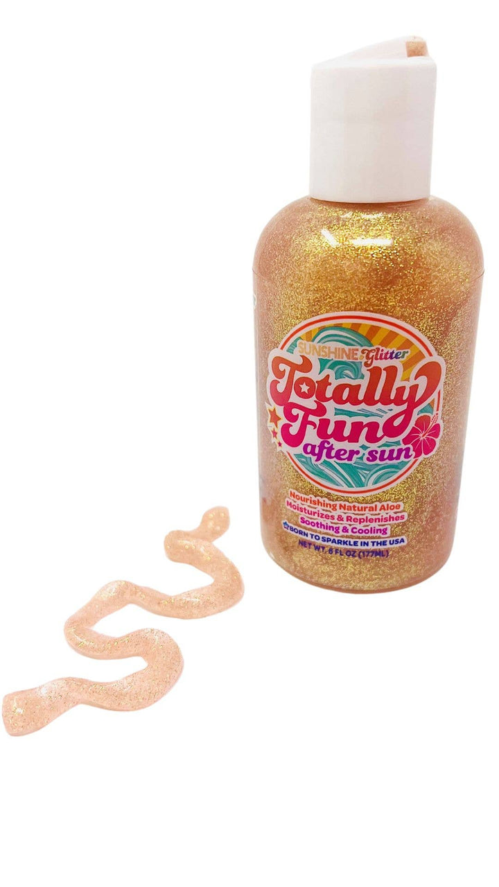 Totally Fun After Sun Glitter Aloe Body Gel 6 oz