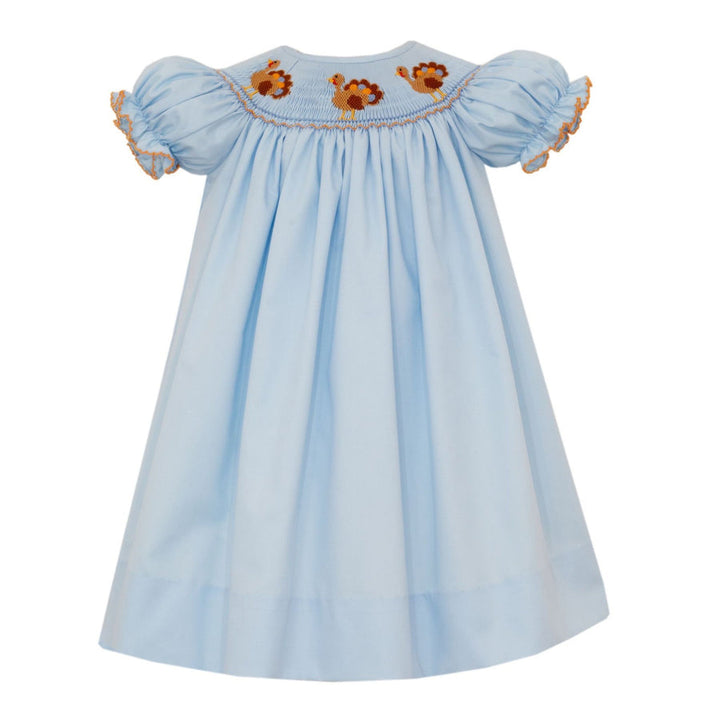 Turkey Girls Blue Twill Bishop