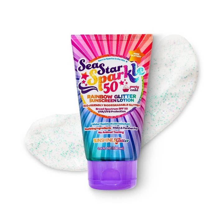 Sea Star Sparkle Mix Biodegradable Glitter SPF 50 TUBE