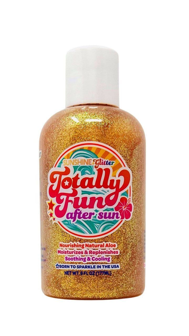 Totally Fun After Sun Glitter Aloe Body Gel 6 oz