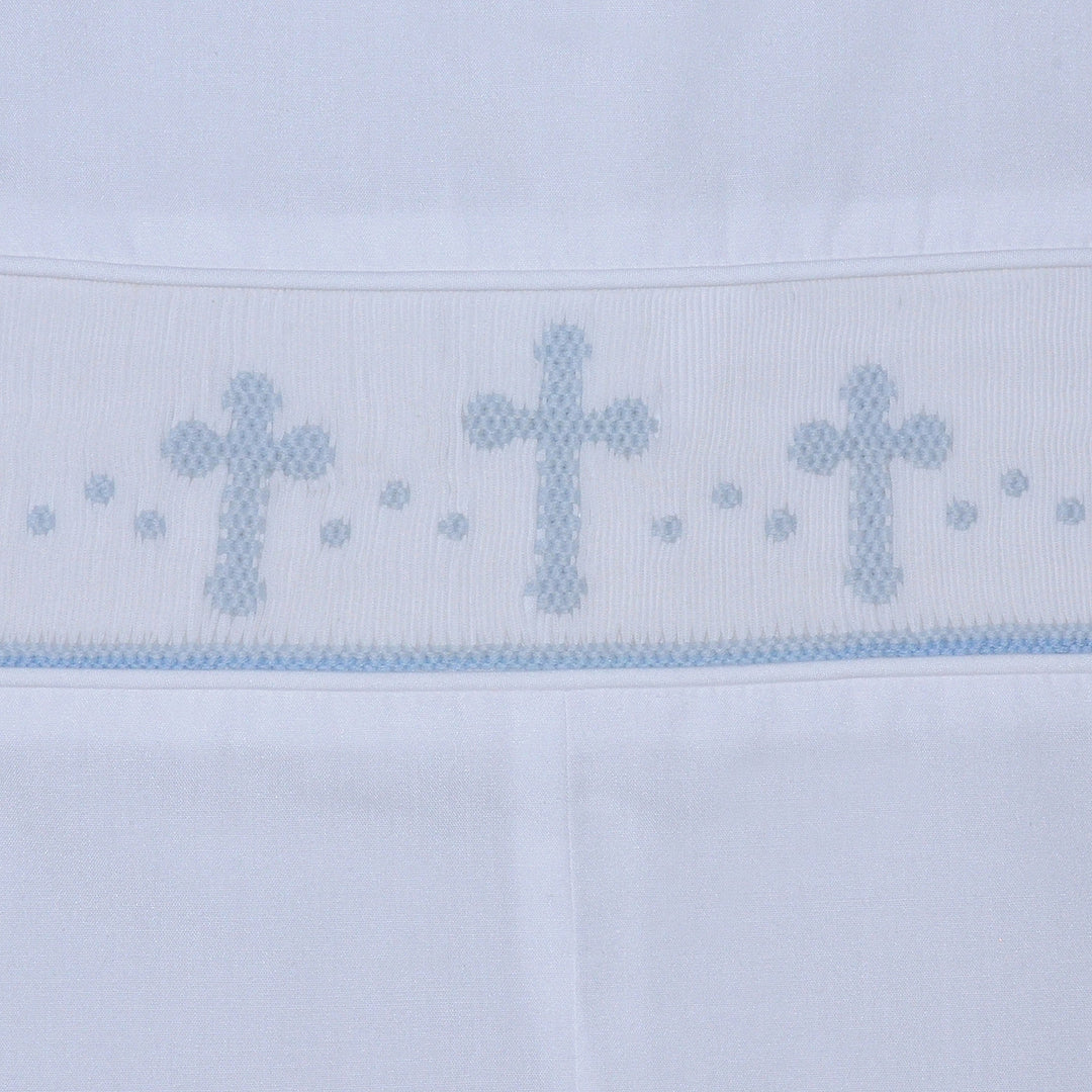 White Thomas Boy Bubble - Cross