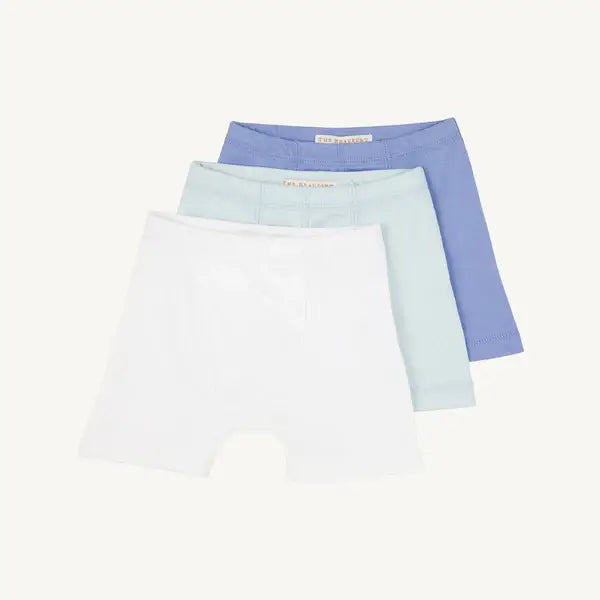 Theodore`s Underthings Set Park City Periwinkle/Worth Ave White/Buckhead Blue
