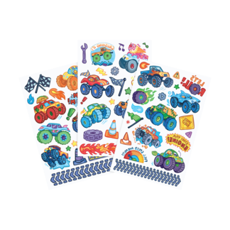 Tattoo Palooza: Temporary Tattoos - Monster Trucks