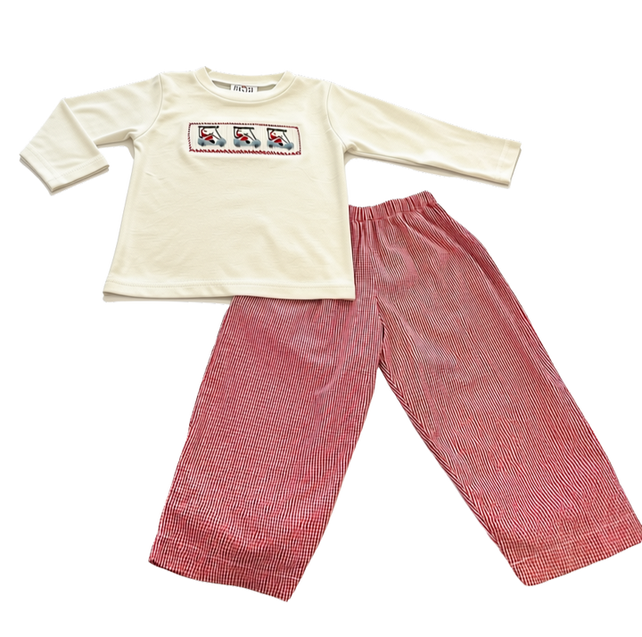 Golfing Santa Beau T-Shirt Set