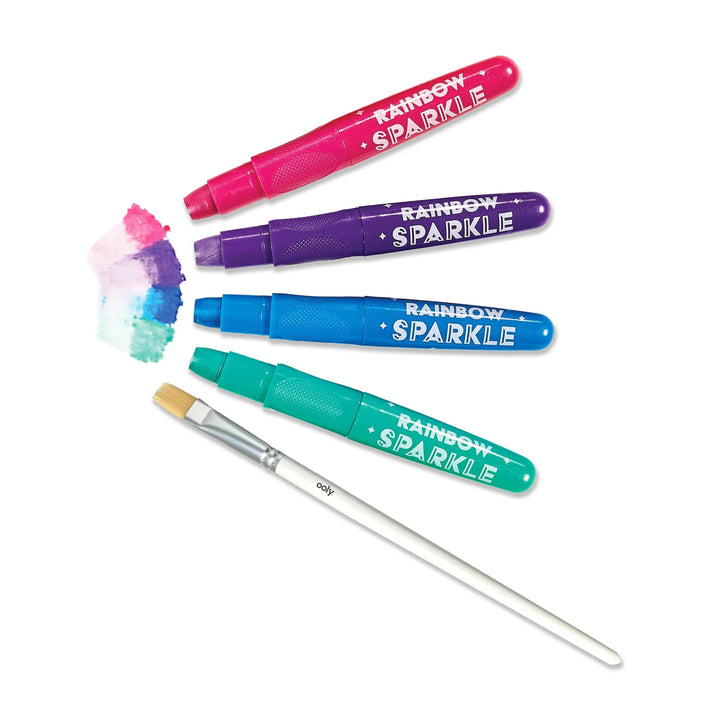 Rainbow Sparkle: Watercolor Gel Crayons