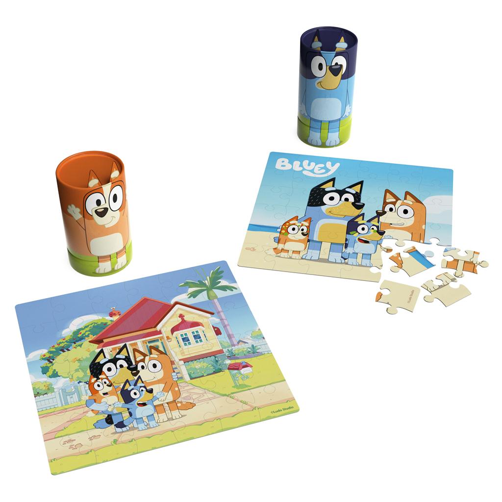 Bluey, 36 Piece Jigsaw Puzzle Two Pack Toy Gift Set