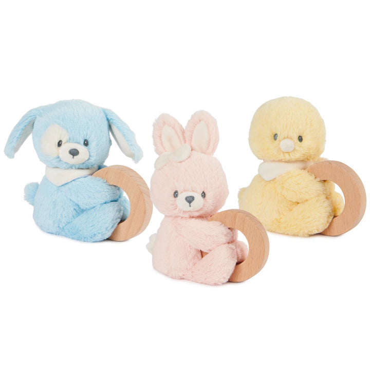 Baby Sustainable Ring Wooden Rattle