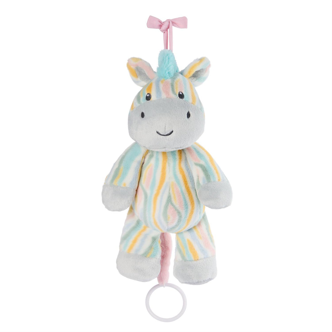 Safari Friends Pull-Down Musical Plush (Plays Brahms` Lullaby)