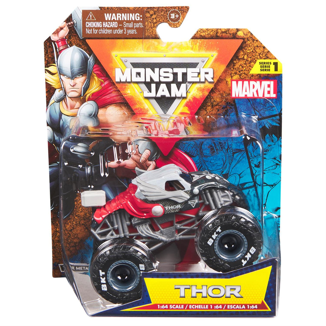 Monster Jam Toy Vehicle Truck 1:64 Scale Marvel