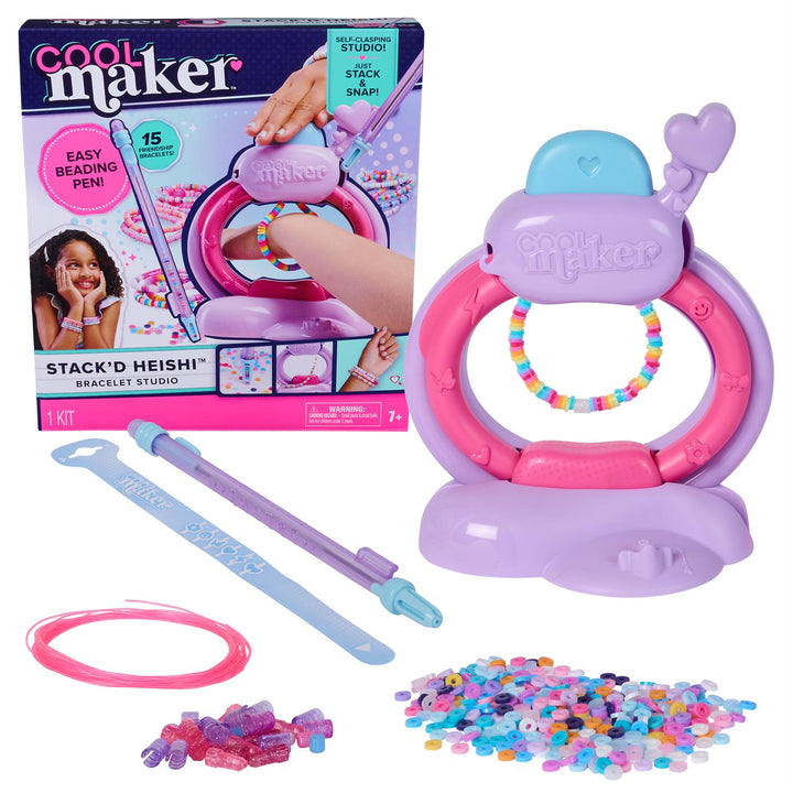 Cool Maker, Stack`d Heishi Studio Bracelet Making Kit